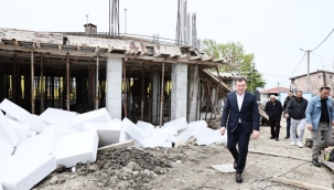 Başkan Balcıoğlu, Gazitepe Cami ve Köy Konağını ziyaret etti