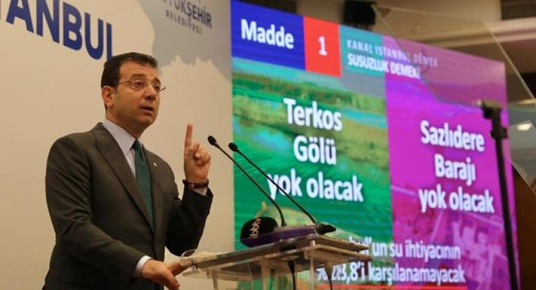İmamoğlu, Kanal İstanbul'a Neden Karşı Olduğunu 15 Maddede Açıkladı