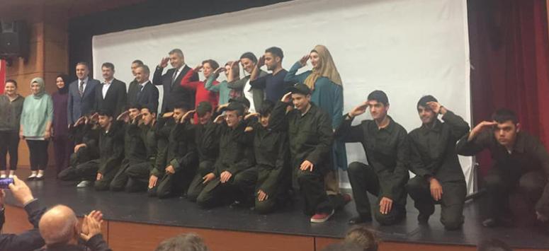 Silivrili Özel Öğrenciler Samsun'da Gölge Oyunu Gösterisi Yaptı!