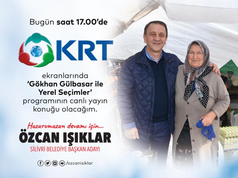 Işıklar, bugün KRT Kültür Tv'ye konuk oluyor