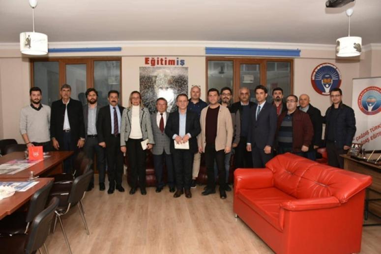 Eğitim İş'e ziyarette bulundular