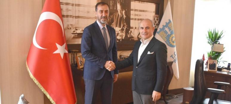 Hasan Akgün'den Başkan Yılmaz'a ziyaret