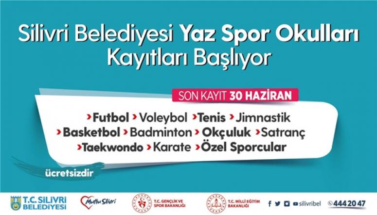 ÜCRETSİZ YAZ SPOR OKULLARI KAYITLARI BAŞLADI