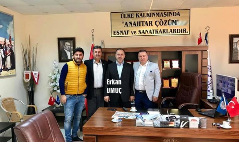 Erkan Umuç'tan, Ercan Çalışkan'a ziyaret