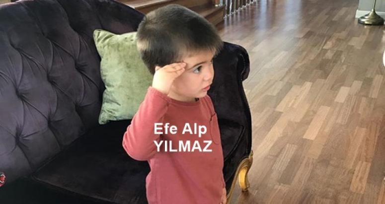 Minik Efe Alp'in, Ata'ya Saygısı