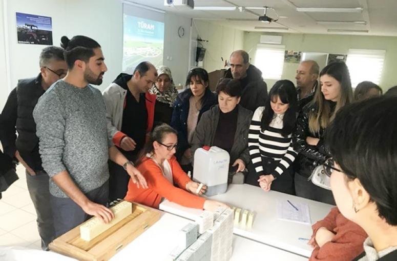 TÜRAM'da Doğal Sabun Yapmayı Öğrendiler