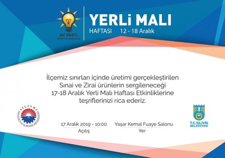 Yerli Malı Haftası Etkinlikleri Yarın Başlıyor