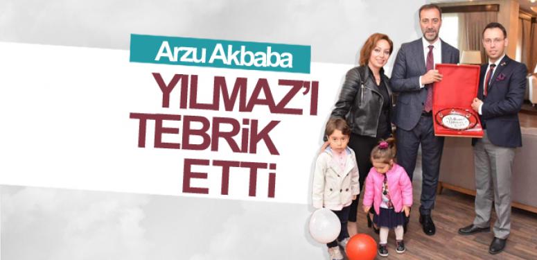 Arzu Akbaba, Yılmaz'ı tebrik etti