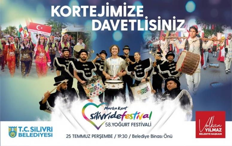 58. Silivri Yoğurt Festivali Başlıyor