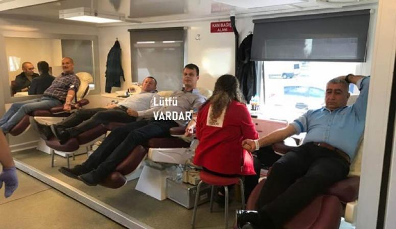 Vardar, Kan Bağışında Bulundu