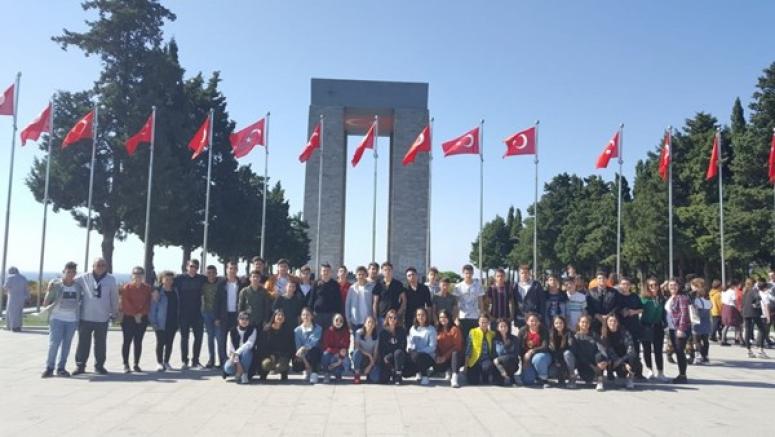 TÜRAM Lisesi Öğrencileri Çanakkale'yi Gezdi