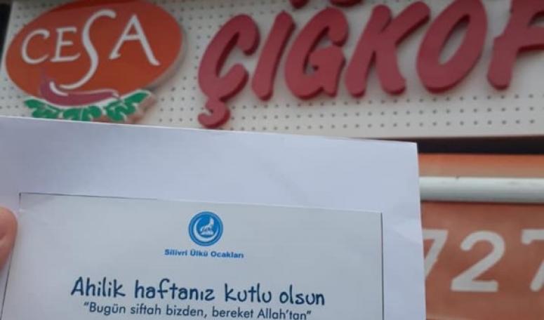 Esnafın Siftahı Silivrili Ülkücülerden